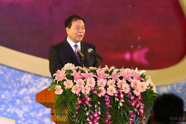 中國電影基金會理事長張丕民這次帶隊來台參加兩岸電影展。圖／取自搜狐網