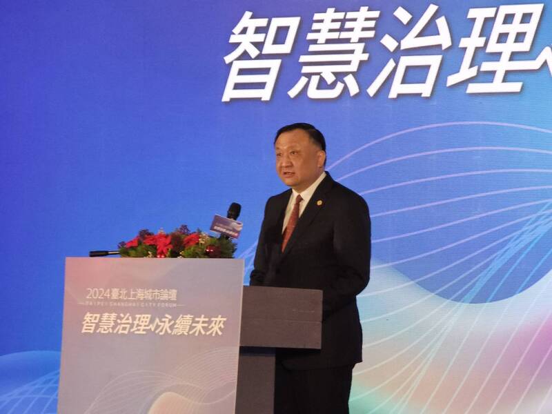 上海市副市長華源宣布，將積極推動上海團客赴台。圖/中央社