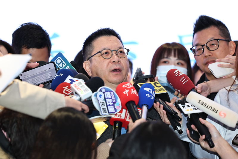 證交所董事長林修銘7日上午在台股開盤前1小時召開記者會，對市場進行信心喊話。圖/中央社