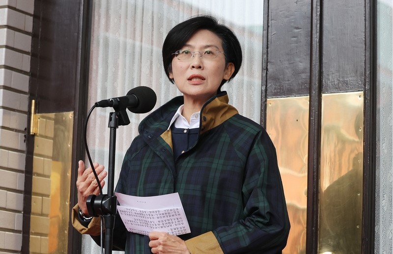 民進黨立委林岱樺疑涉嫌詐領助理費，她25日在立法院受訪表示，相信司法會還她公道、相信民進黨內的機制。圖/中央社