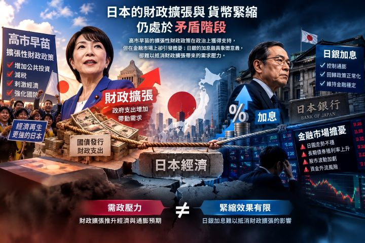 【梅花專論】日銀加息難解財政擴張問題：日債市與日圓雙重承壓