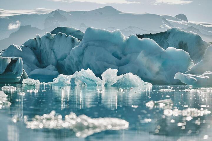 報告顯示，南極海冰範圍已到達有史以來的最小面積。圖/取自《2023全球氣候狀況》報告