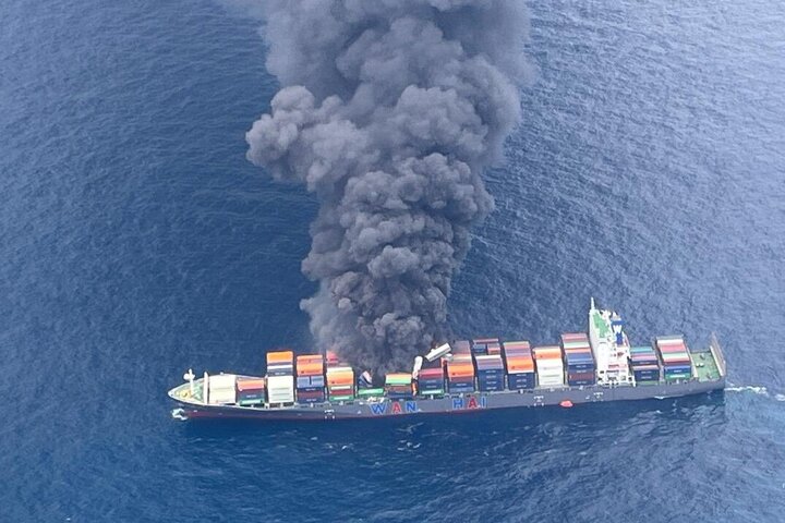 萬海「旺春輪」印度外海起火爆炸　4船員失蹤18人跳海逃生獲救