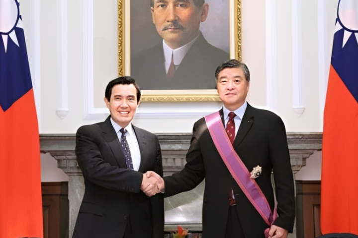 高華柱為馬英九的重量級親信，曾獲任國安會秘書長及「一等景星勳章」。圖/取自總統府官網