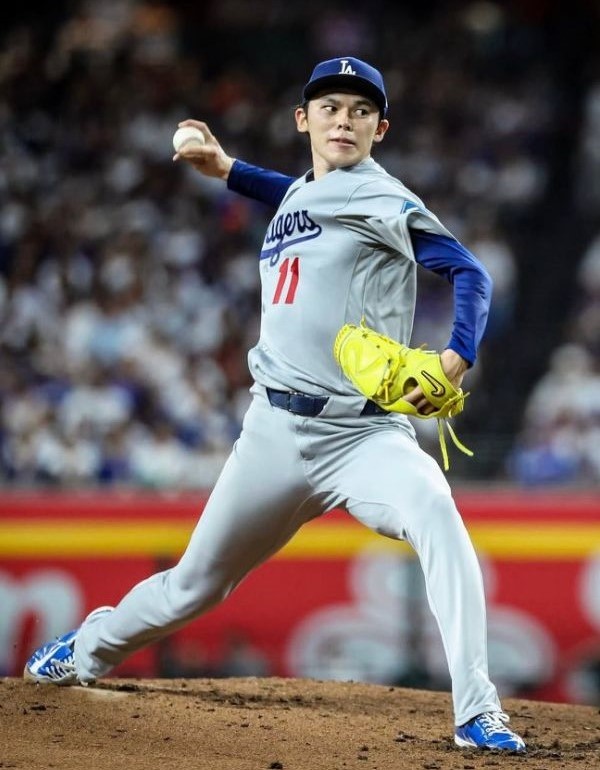 佐佐木朗希最終主投6局,只被擊出4支安打、失掉2分,並送出5次三振,繳出本季第6場優質先發。圖/取自dodgers IG