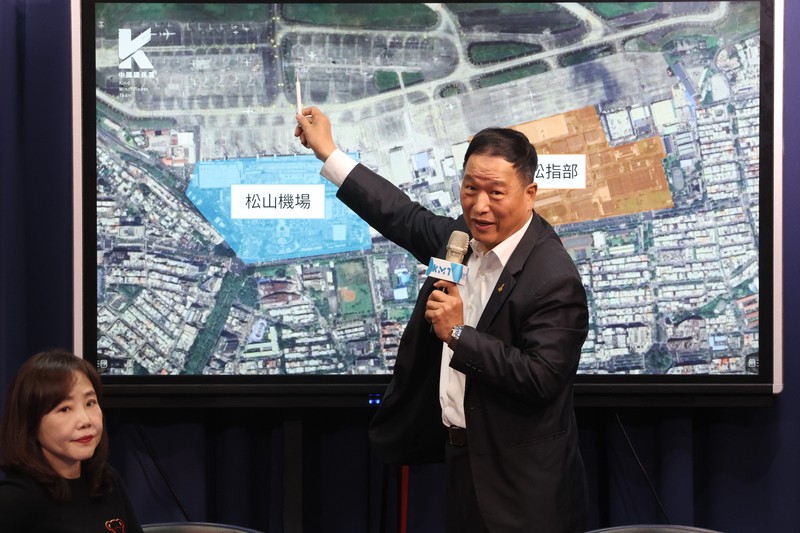 張延廷亮出機場空照圖：卓揆稱私人行程卻從松指部出發「謊言與漏洞百出」