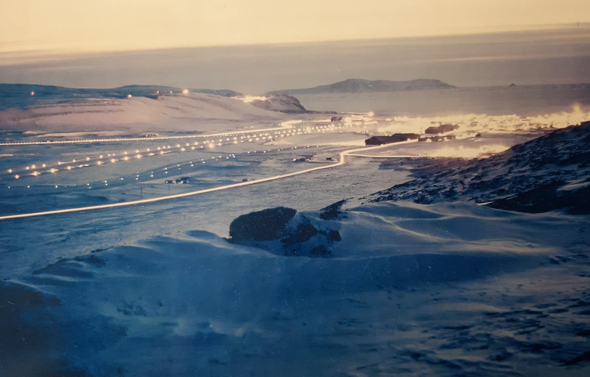 圖為美軍駐格陵蘭的圖勒空軍基地。圖／取自Gunner Clod-Svensson FB