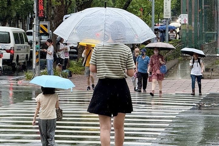 中南部雨勢今起趨緩　各地高溫攝氏32到35度