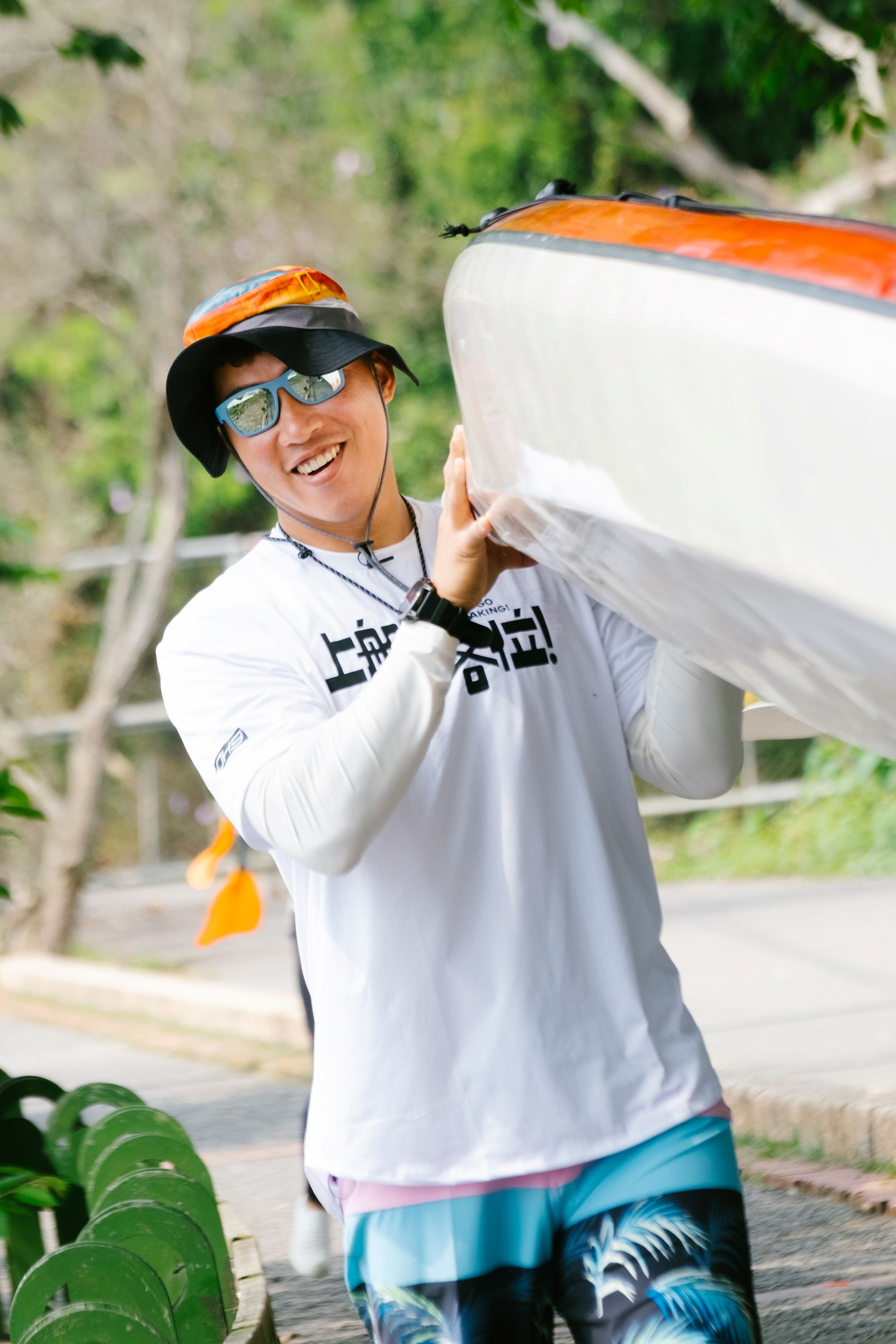 郭泓志工作時講幹話活絡氣氛，但在家人面前卻是一本正經。圖/三立提供