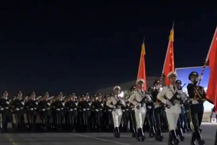大陸9月3日將舉行大閱兵，大陸國台辦發言今天（27日）表示，將邀請台灣各界代表人士出席。圖/取自央視