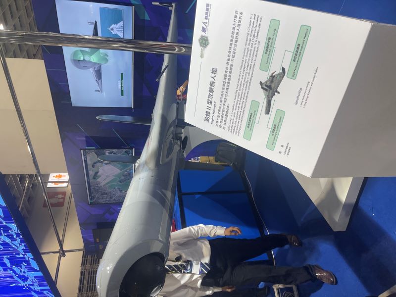   國產攻擊無人機也是未來重要軍事裝備。圖/記者楊俊斌攝