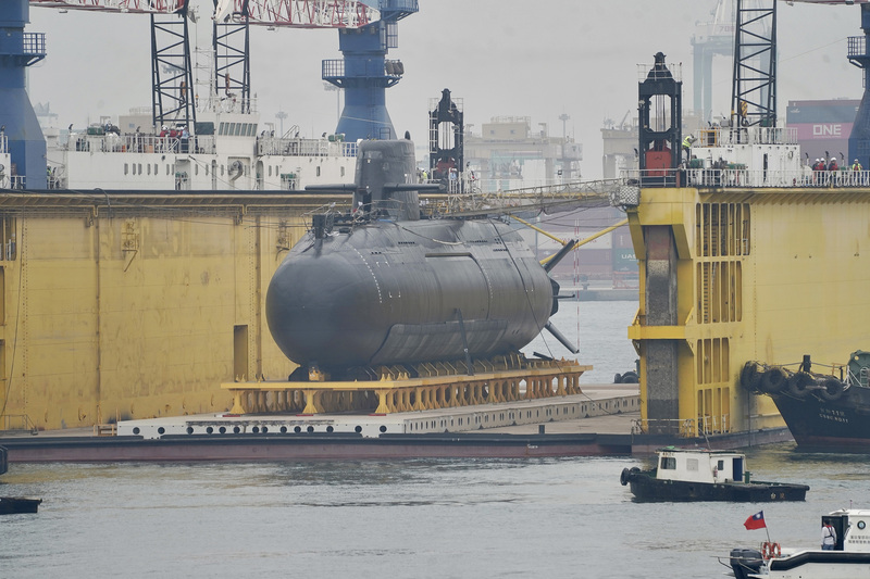 回顧海鯤艦整個造艦進程，政治操作斧痕鑿鑿，難怪各方對於造艦工藝與進度節點，都從政治視角加以解讀。圖/中央社