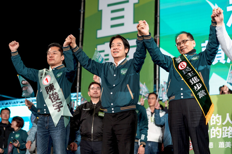 民進黨總統候選人。圖／中央社