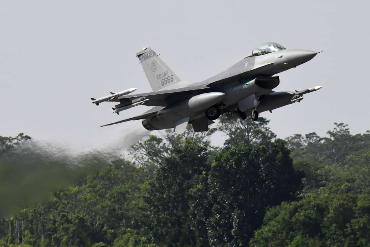 經過性能提升之後的F-16V戰機。圖/取自中華民國空軍臉書