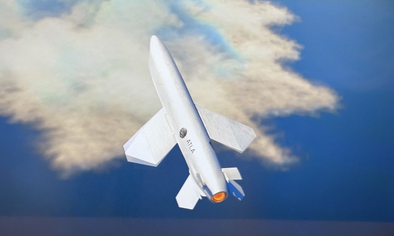   日本防衛裝備廳公布的新型長程反艦飛彈概念圖。圖/取自日本防衛裝備廳官網