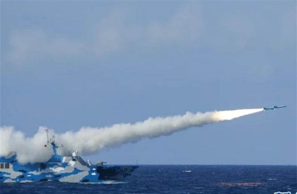  大陸解放軍在渤海執行軍事任務。 圖/取自新華社