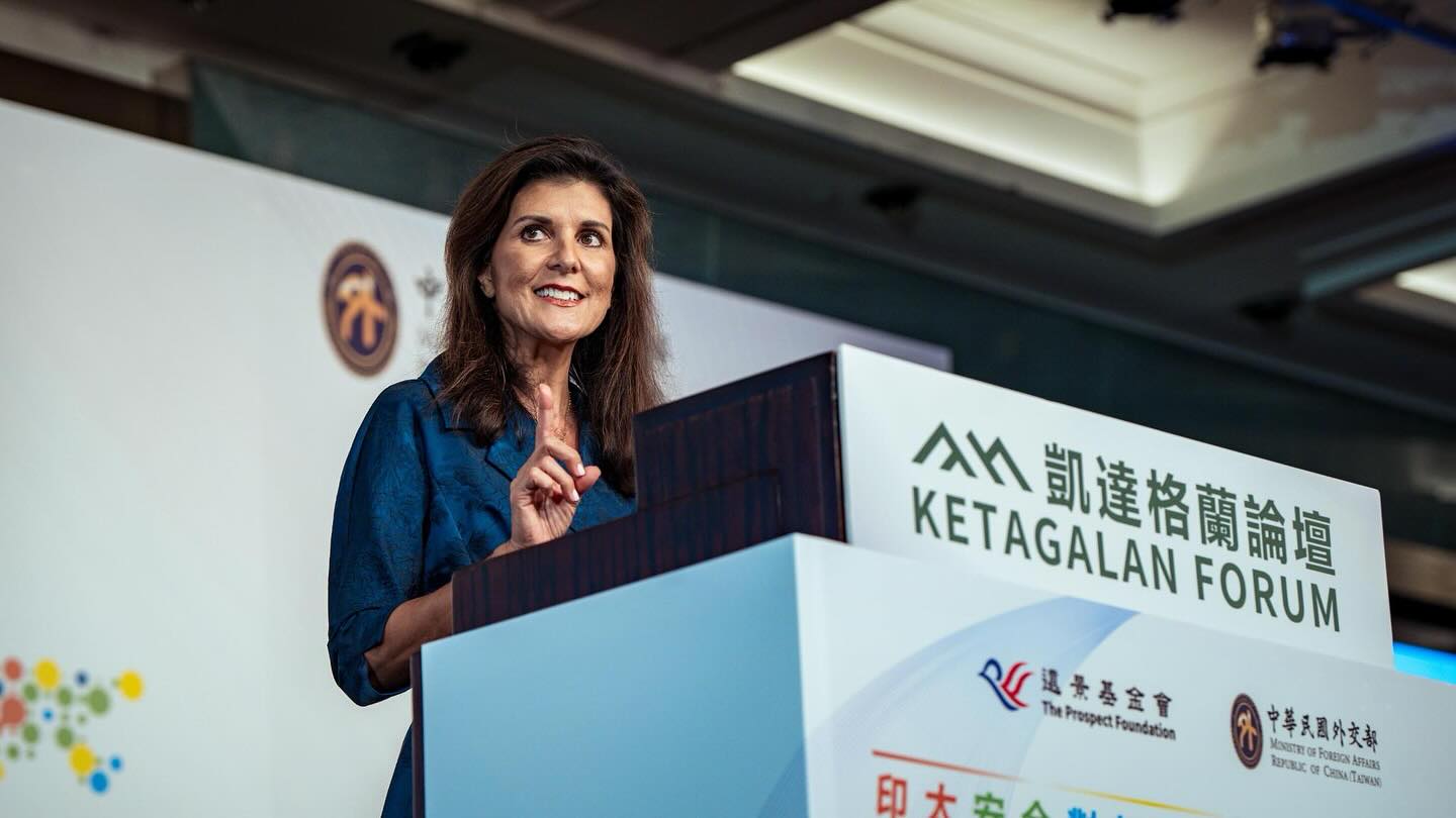 前美國駐聯合國大使海莉曾爭取共和黨初選挑戰川普。圖/取自Nikki Haley臉書