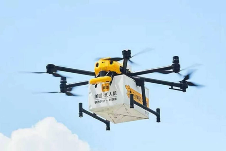 【鄭麗文訪陸】鄭麗文「下單」無人機送奶茶　大陸無人機配送成新常態