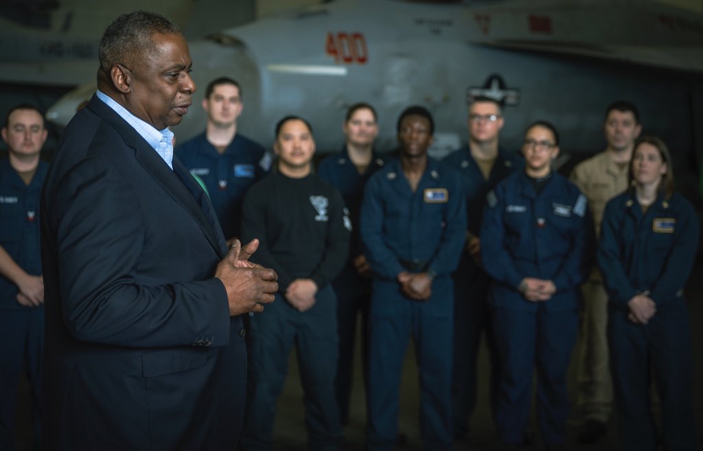 美國國防部長奧斯汀隱瞞手術住院的風波越滾越大。圖/取自Secretary of Defense Lloyd J. Austin III @SecDef