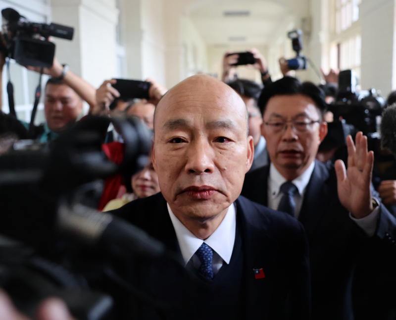 立法院長韓國瑜將接任台灣民主基金會董事長，被稱是未來的「地下外交部長」。圖／中央社 