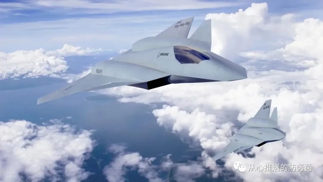 波音公司的概念機，描繪了美國海軍先進第六代隱形戰機。圖/取自波音公司