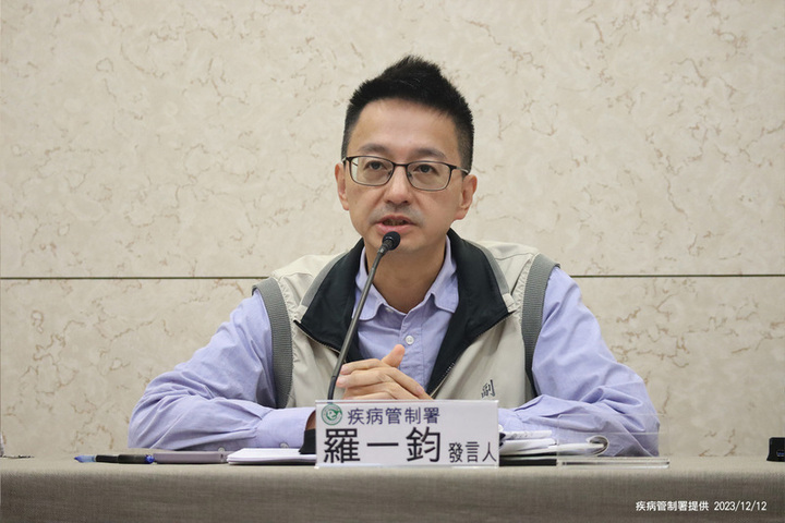 疾管署發言人羅一鈞。圖/取自中央社