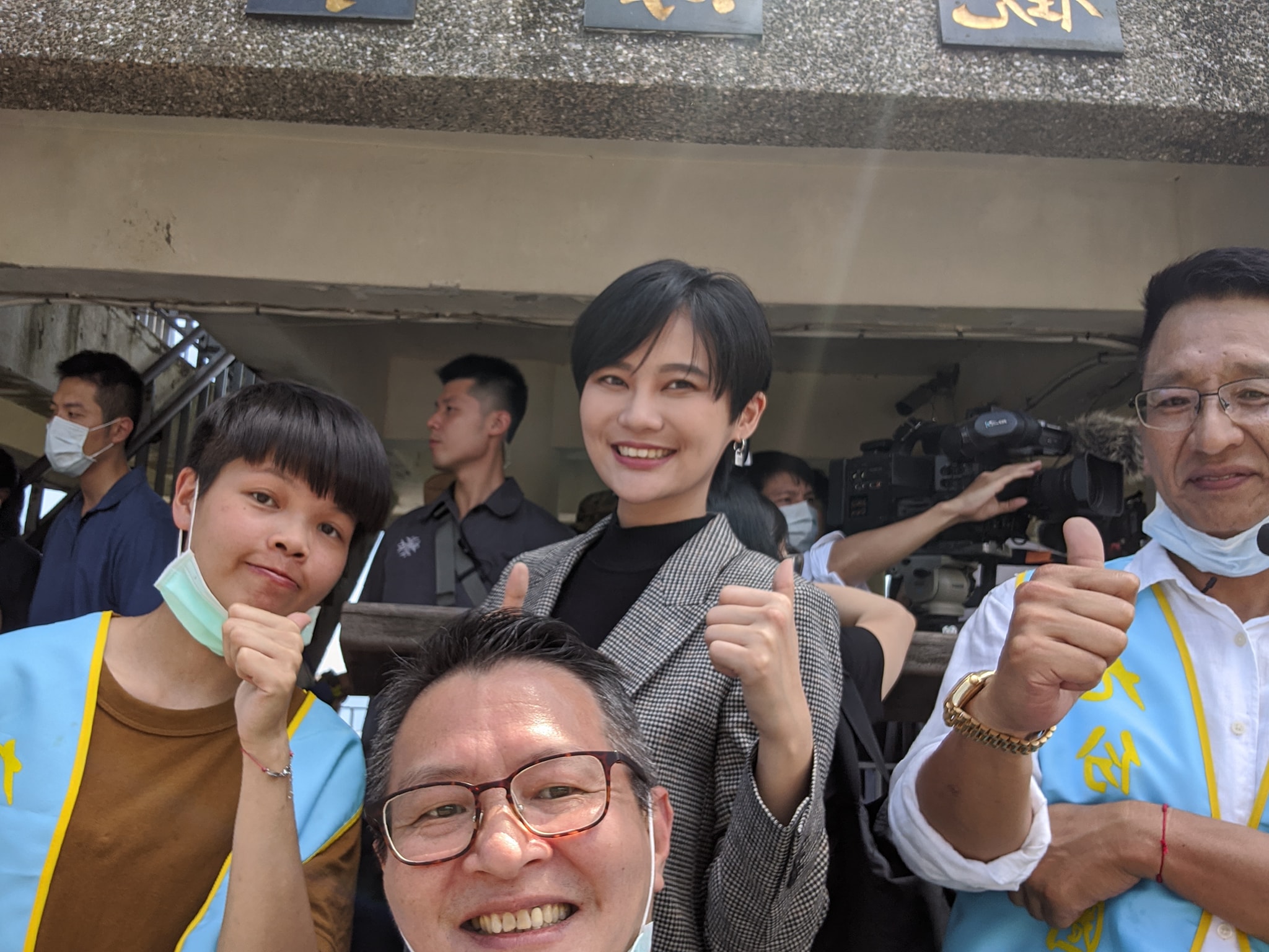 國民黨立委選人廖先翔稱，「賴皮寮」國安局設的崗哨是賴品妤萬里區特助林炳泰得標。圖／取自賴品妤臉書