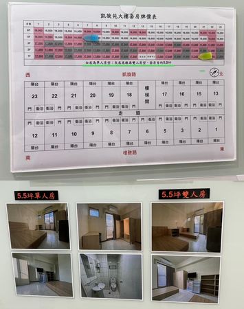 李正皓指侯友宜家族的文化大學凱旋苑租金行情高於一般行情，指他是「剝皮侯」坑殺學生。圖／翻攝李正皓臉書