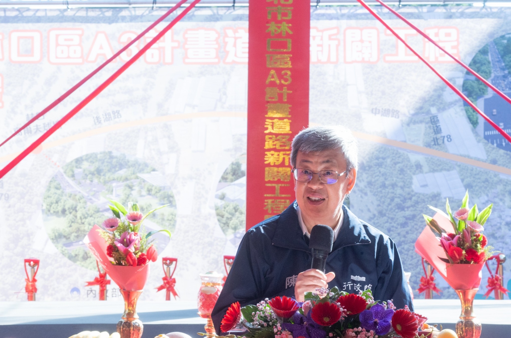 針對台灣詐騙頻傳，行政院發布新聞稿表示，政府已徹底掃除詐騙集團，呼籲勿以錯假訊息打擊政府，圖為行政院長陳建仁。圖／引自陳建仁臉書