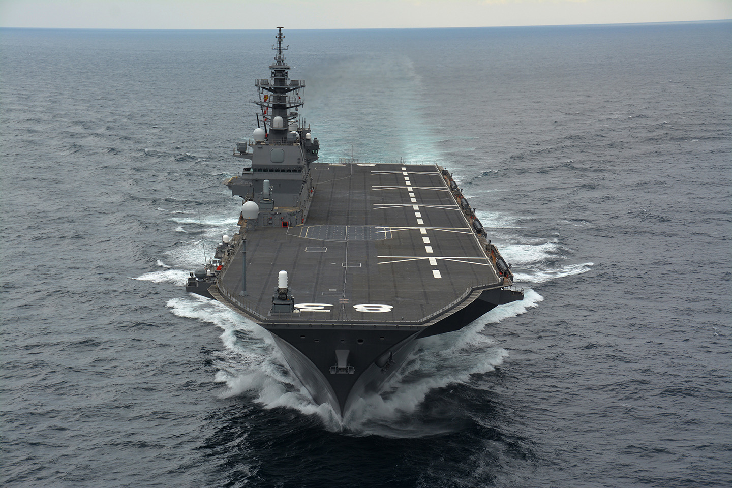 日本海上自衛隊正加快對「出雲」號護衛艦航母化改造。圖/取自日本海上自衛隊官網