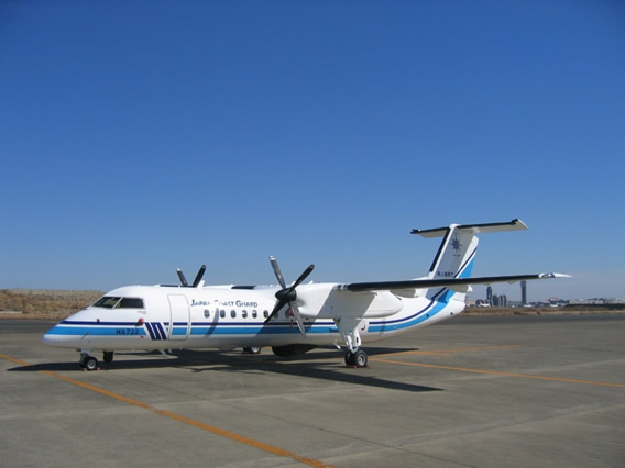 日本海上保安廳定翼機MA722。圖/取自日本海上保安廳官網