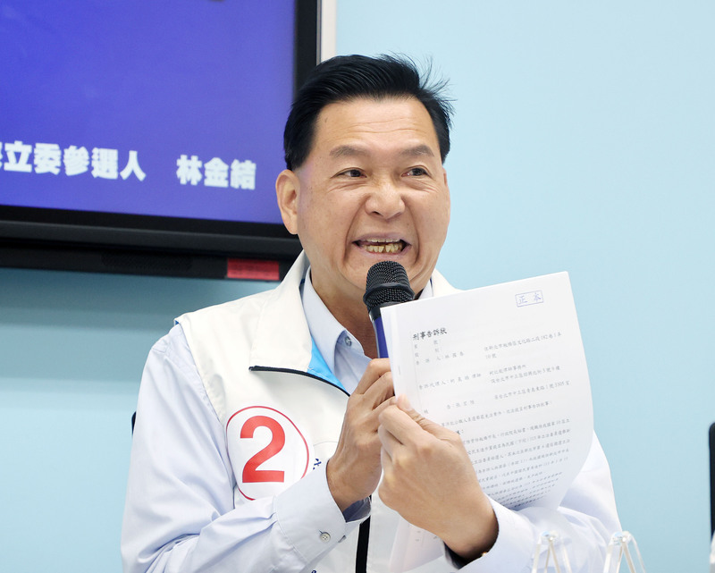 國民黨立委候選人林國春。中央社