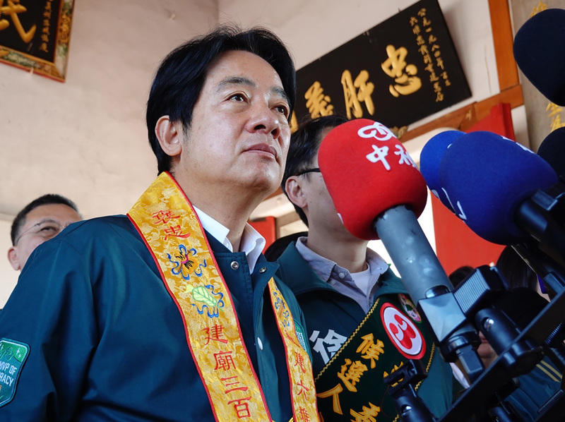 民進黨總統候選人賴清德拒絕回應廢死議題，反咬是中共介選。中央社