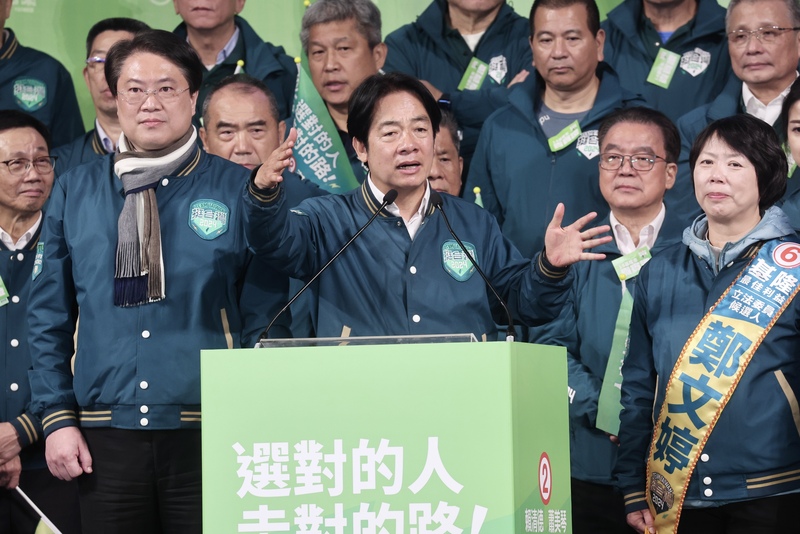 民進黨總統侯選人賴清德稱，對兩岸立場不變。圖／中央社