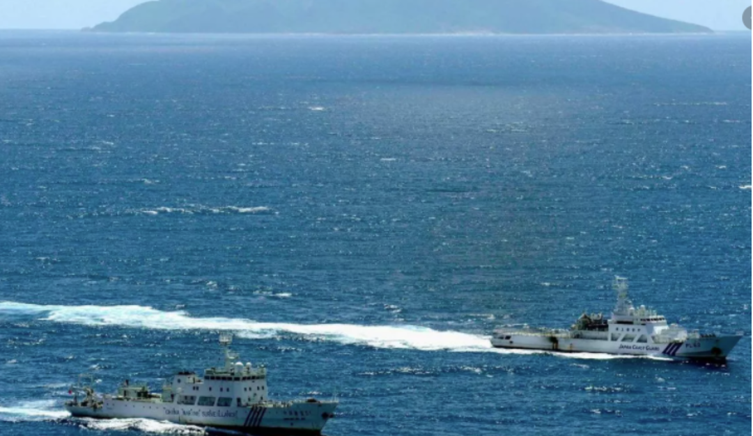 中國海警船常態性巡航釣魚台海域。圖/取自新華社