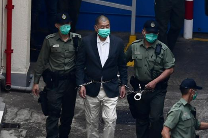 黎智英遭判20年恐「獄中終老」  陸委會：假國安之名政治迫害