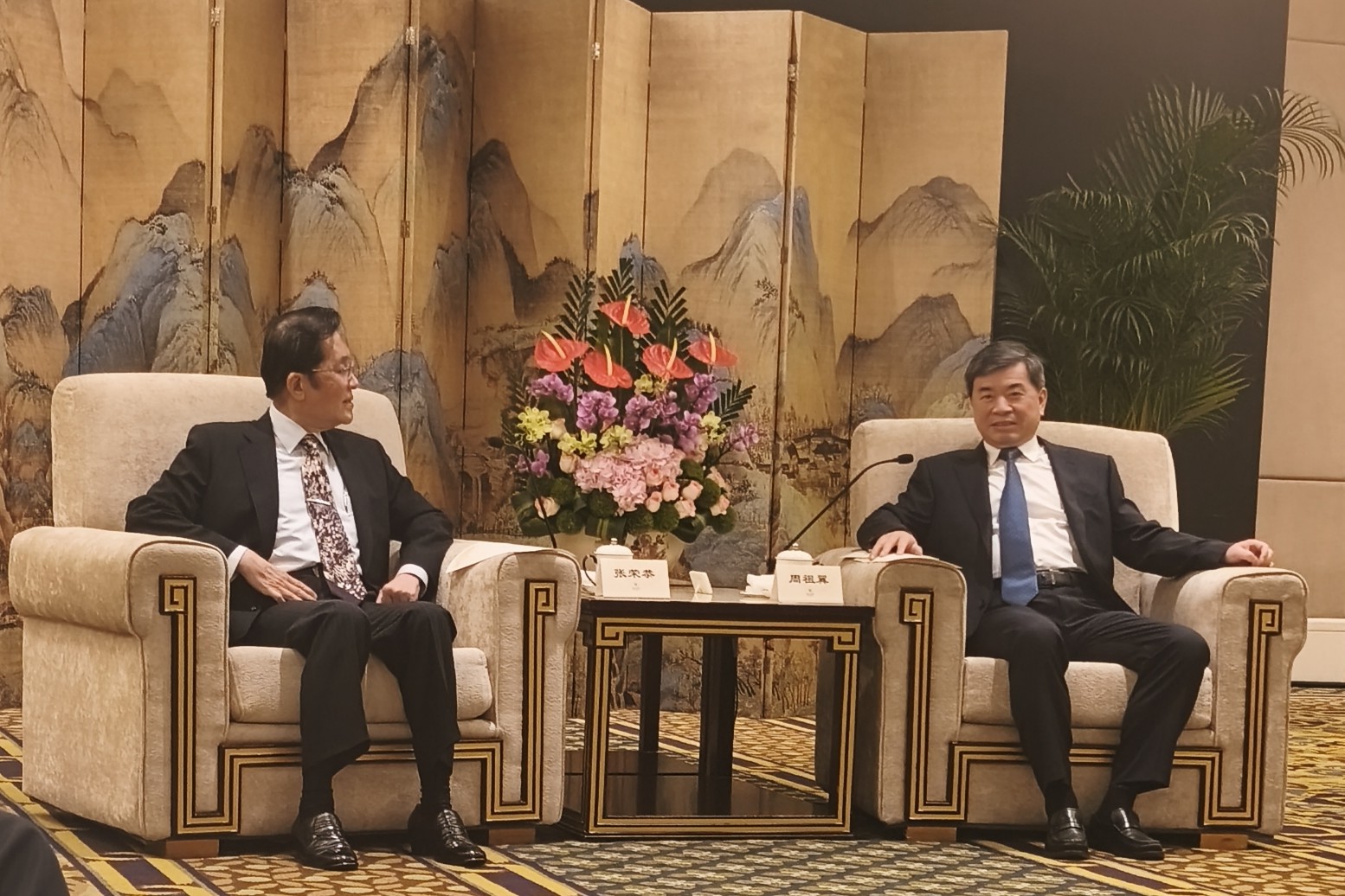 張榮恭會見福建省委書記周祖翼　強調持續推動台閩交流合作