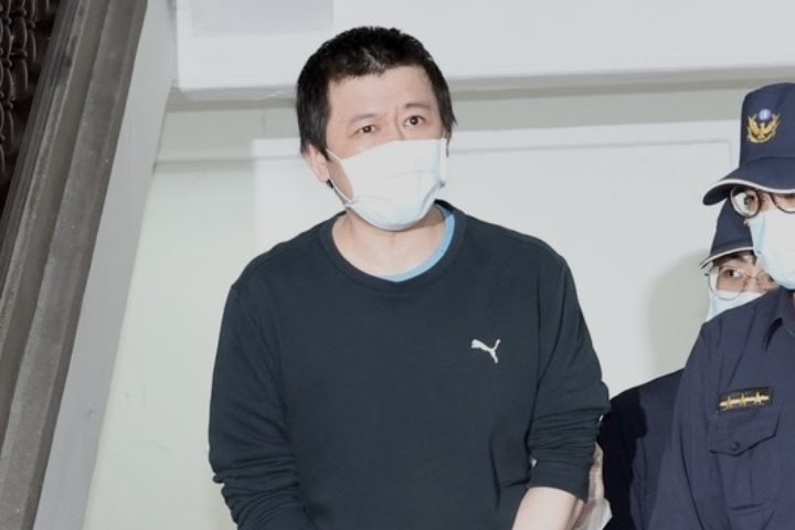 前民進黨黨工何仁傑涉共諜案，二審開庭前他向媒體表示：「我沒有做錯」。圖/中央社