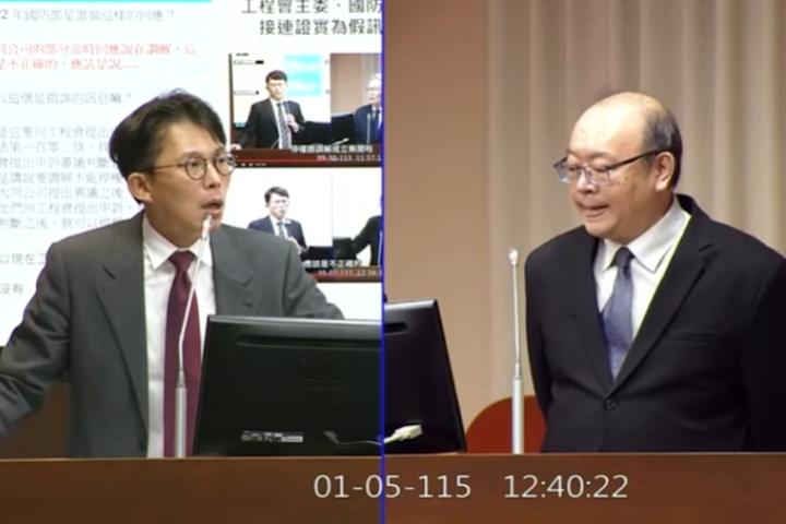 軍用品用中國貨？為不肖廠商開後門　政院修裁處權時效變2年　黃國昌：丟人現眼