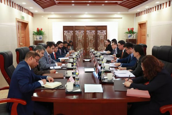 中印外交部官員26日在北京進行磋商。圖/取自中國外交部官網