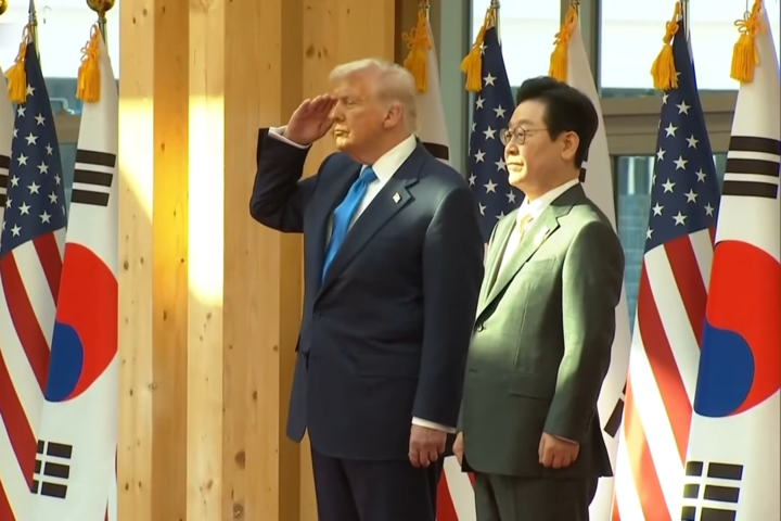 川普與韓國達成的經濟協議　如今因潛艦問題陷入僵局