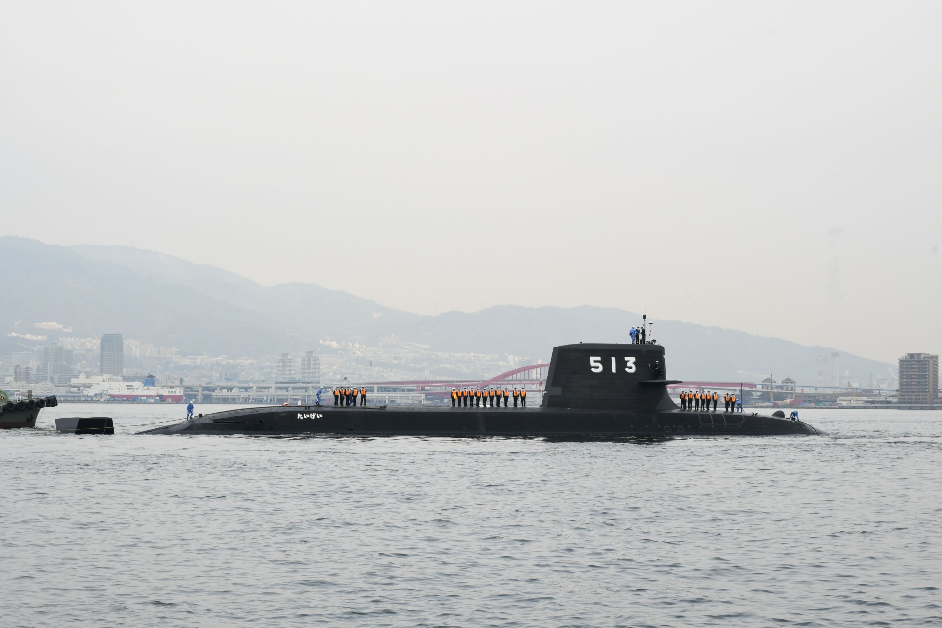 日本大鯨級潛艇。圖/取自日本海軍自衛隊官網