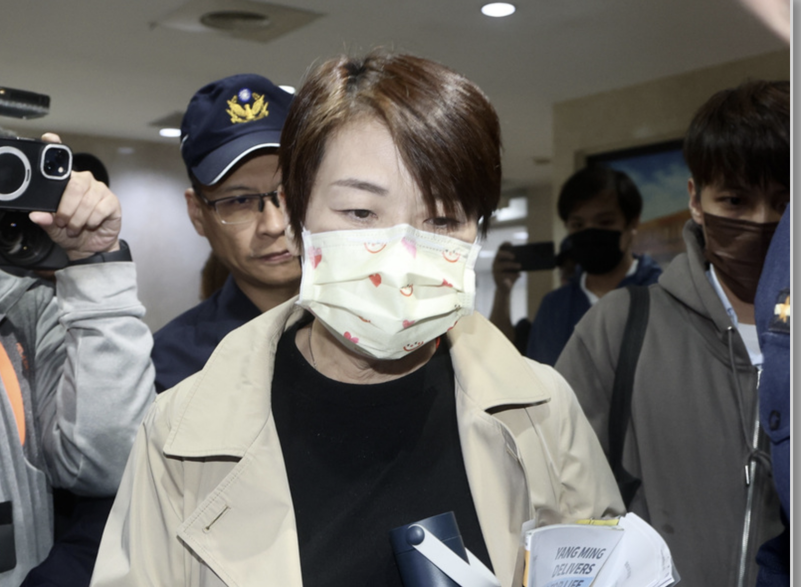 北檢今天二度傳喚前台北市副市長黃珊珊。圖／中央社