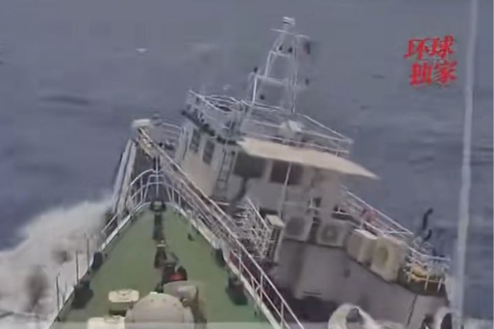 南海再爆衝突　中菲仙賓礁附近公務船擦撞　雙方互指對方「撞船」
