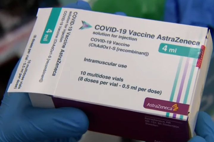 AZ公司宣布全球停產並回收AZ新冠疫苗。圖/取自Sky News官方《YouTube》頻道