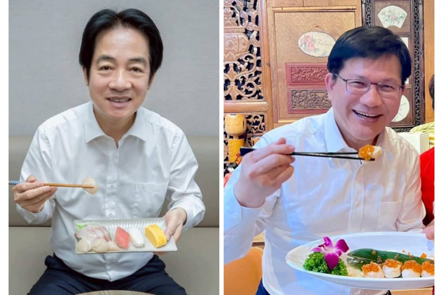 賴清德、林佳龍大啖日料挺高市早苗　馬文君：這種事交給網紅就好　