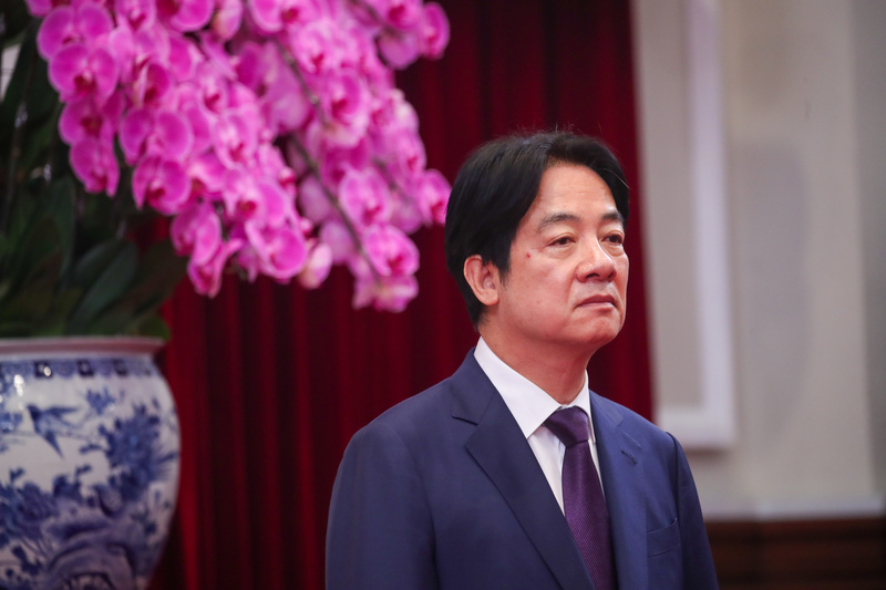 總統賴清德的非核家園政策近期面臨嚴峻挑戰。圖為總統賴清德1日上午在總統府主持政務人員宣誓典禮。圖/中央社