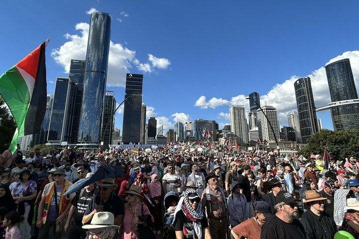 堅決支持巴勒斯坦　澳洲全國單日爆發逾40場大規模集會
