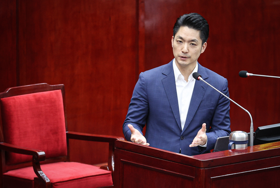 台北市長蔣萬安一再提到，為了兩岸和平，雙城論壇一定要繼續辦下去。圖／中央社