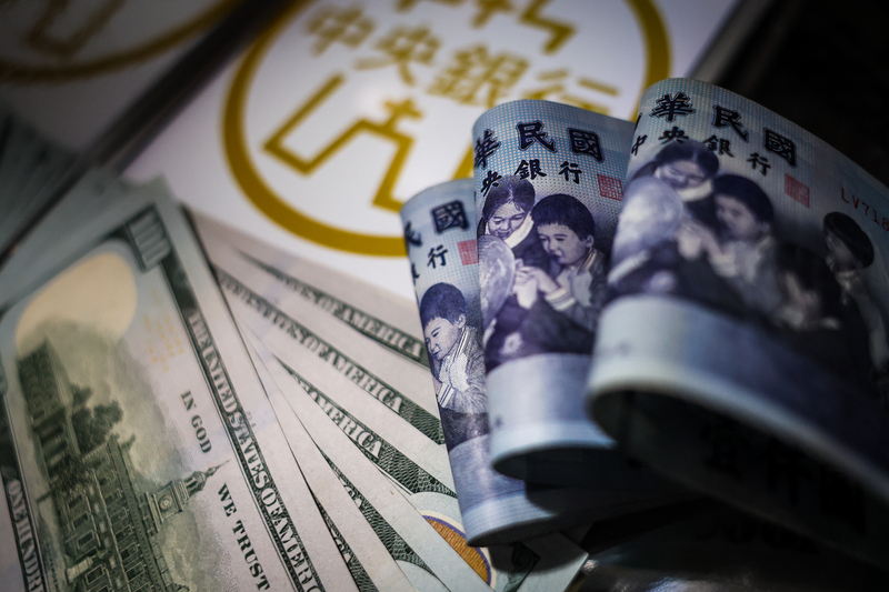 新台幣匯率連續2個交易日狂升值，圖為示意圖。圖／中央社